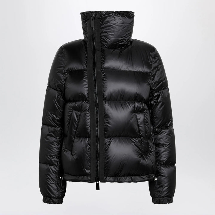 Sacai - Black down jacket with asymmetrical zip Brand Coats &amp; Jackets 2