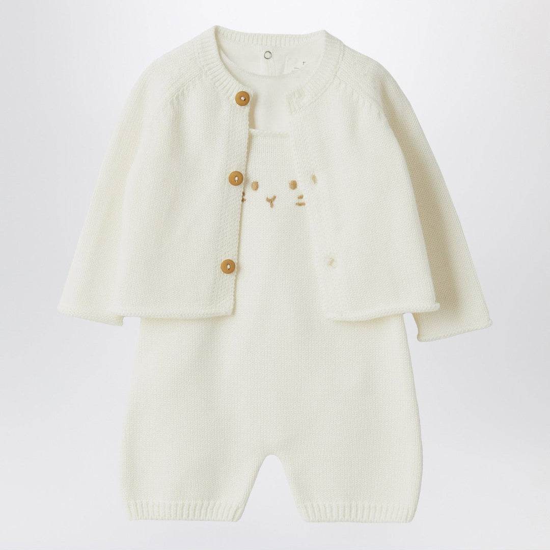 Coats & Jackets 9 Teddy & Minou - White outfit with jacket and overalls Brand