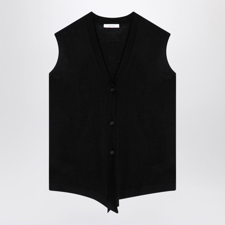 Coats &amp; Jackets S The Row - Black wool Waistcoat cardigan Brand