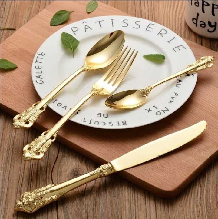 Harriet Cutlery Cutlery set 24pcs Harriett Gold Cutlery Set 24Pcs Brand