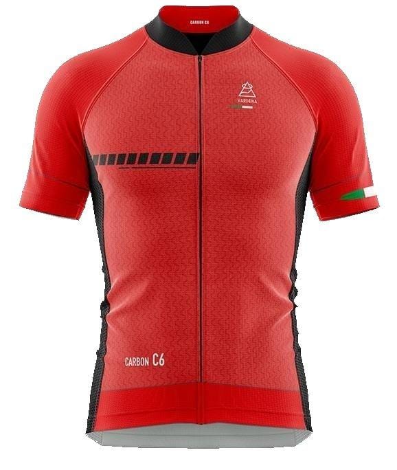 Vardena Cycling Jersey Vardena F1 Red Full Carbon Cycling Jersey Vardena Full Carbon Jersey F1 Red Brand