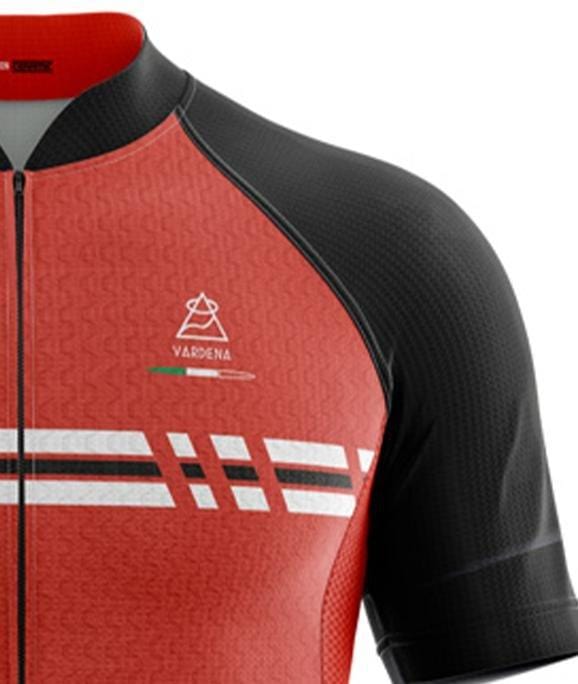 Vardena Cycling Jersey Vardena Super Line Red Carbon Ceramic Cycling Jersey Vardena Super Line Red Carbon Ceramic Jersey  Brand