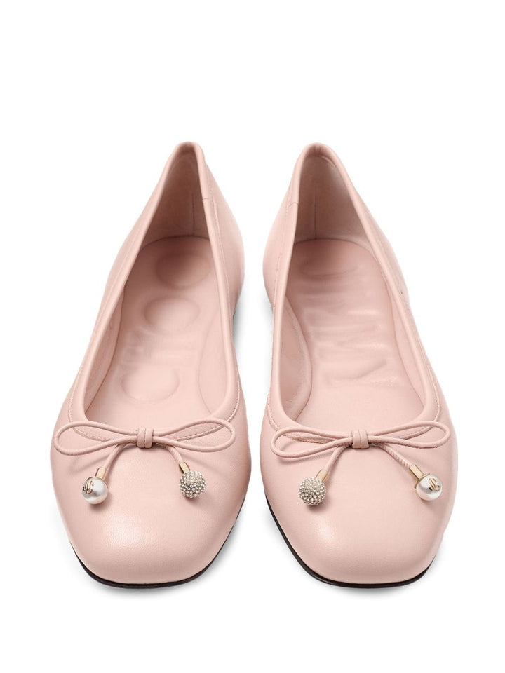 Jimmy Choo Flat Shoes Jimmy Choo Flat shoes Powder Jimmy Choo Light Pink Flats – Chic & Elegance at Italian Luxury Group Brand