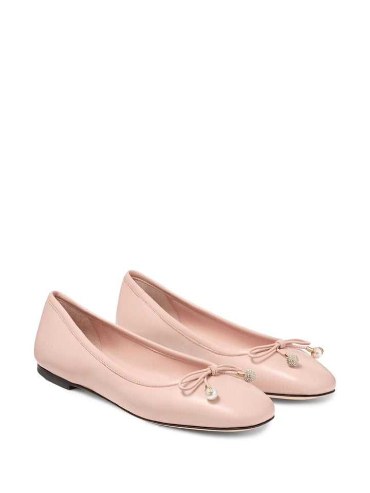Jimmy Choo Flat Shoes Jimmy Choo Flat shoes Powder Jimmy Choo Light Pink Flats – Chic & Elegance at Italian Luxury Group Brand