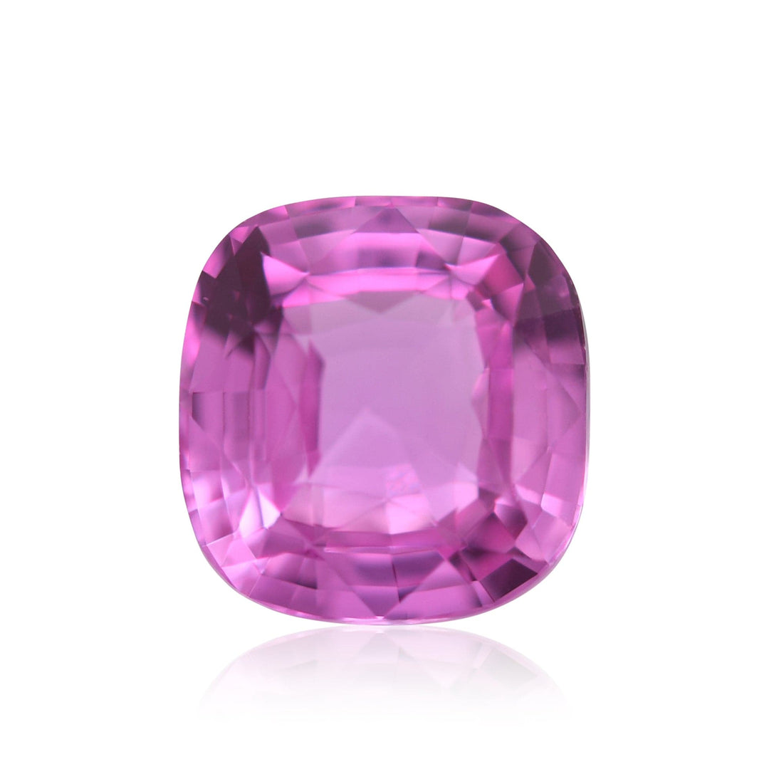2.03 Carat Pink MADAGASCAR Cushion Sapphire Brand Gemstone