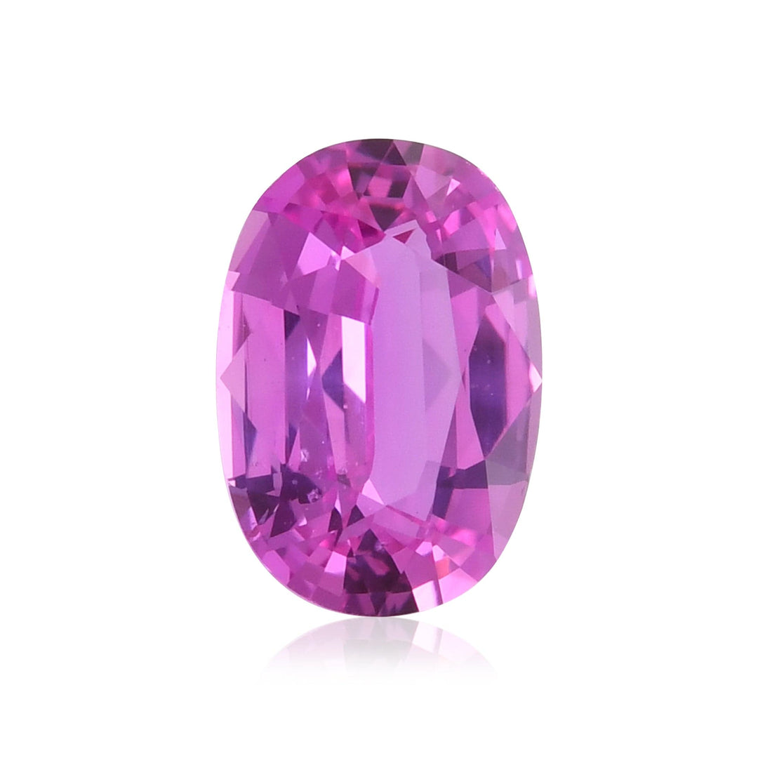 2.06 Carat Pink  Oval Sapphire Brand Gemstone