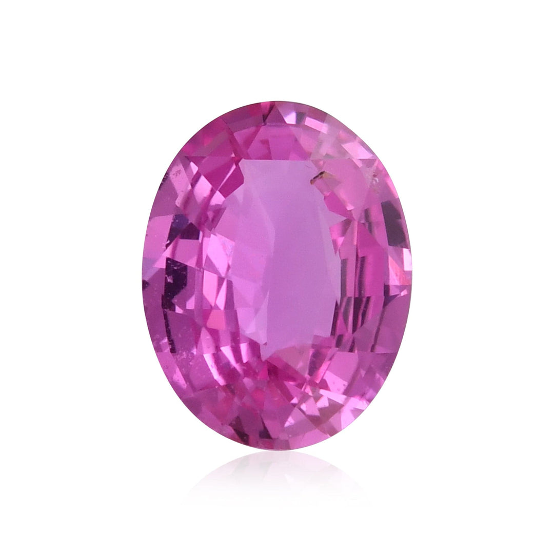 2.51 Carat Pink Oval Sapphire Brand Gemstone