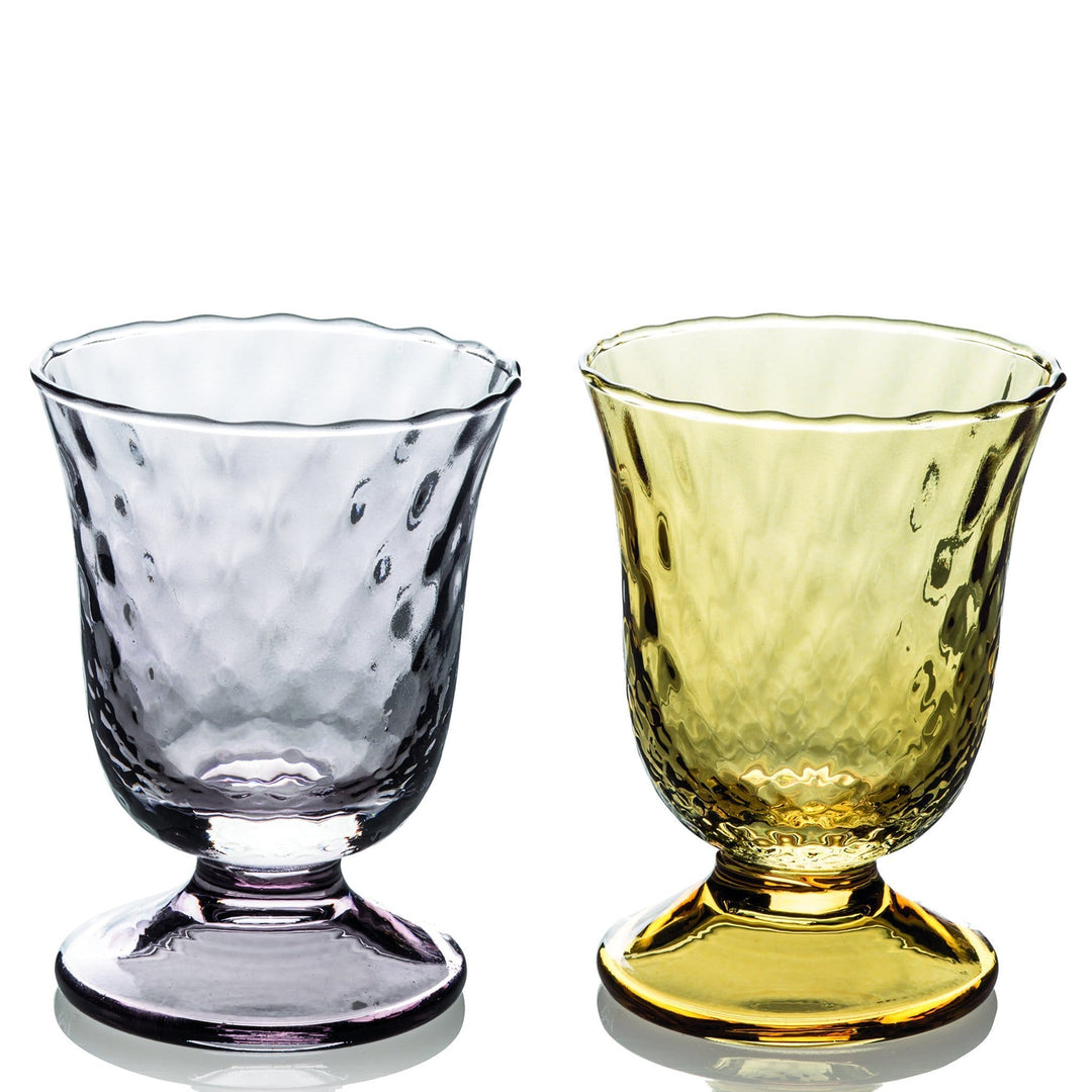 IVV Goblet IVV Fiordaliso Set 2 Goblet Optic Grey/honey 240ml Brand