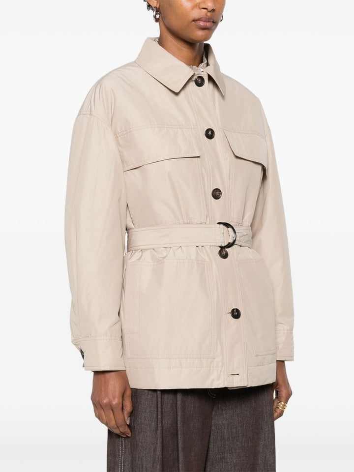 Brunello Cucinelli Jackets Brunello Cucinelli Coats Beige Brunello Cucinelli Coats Beige Brand