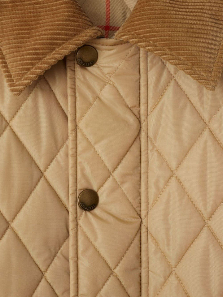 Burberry Jackets L Burberry Jackets Beige Burberry Beige Quilted Jacket – Corduroy Collar & Timeless Style | ILG Brand