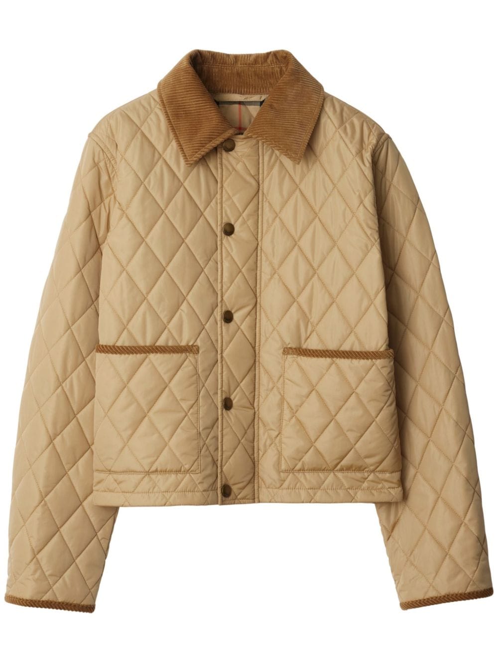 Burberry Jackets L Burberry Jackets Beige Burberry Beige Quilted Jacket – Corduroy Collar & Timeless Style | ILG Brand