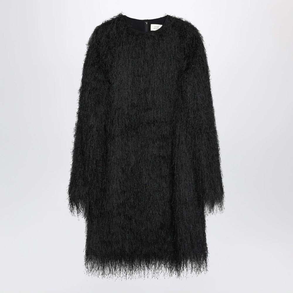 LouLou De Saison - Black Tina fringed dress Brand Jewelry S