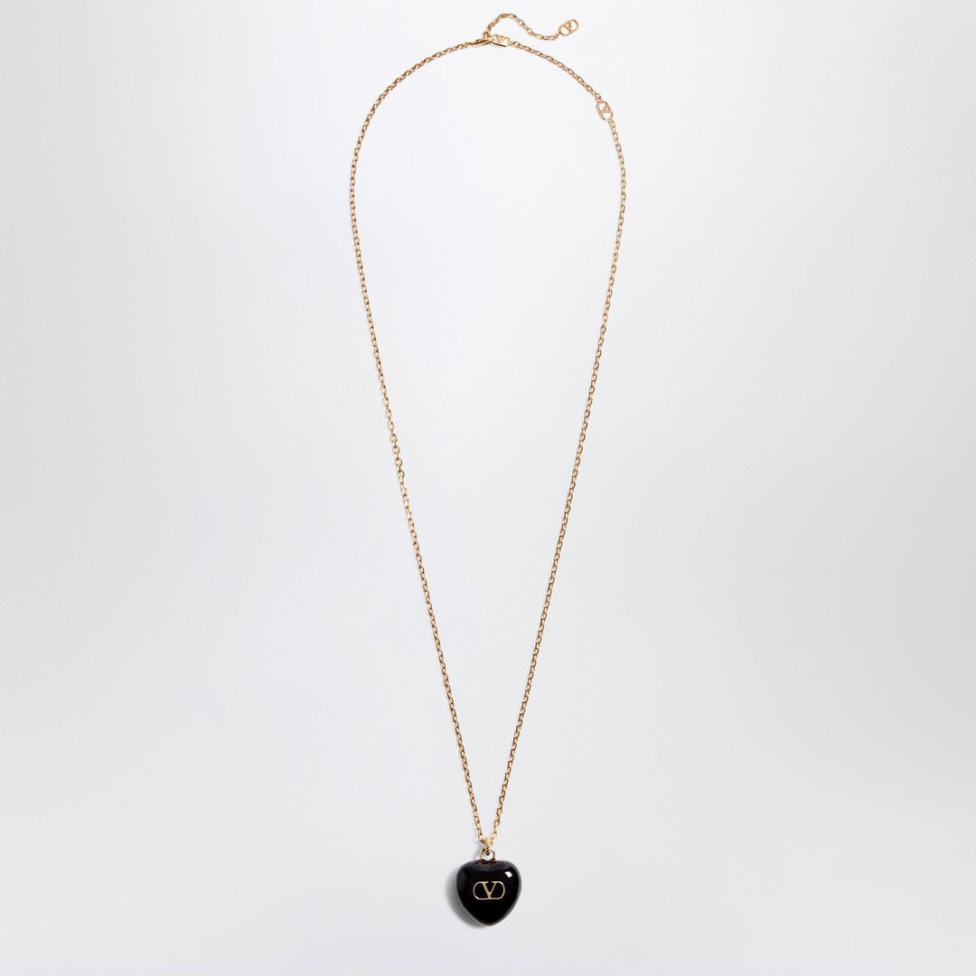 Jewelry TU Valentino Garavani - Coeur Royal necklace black Brand