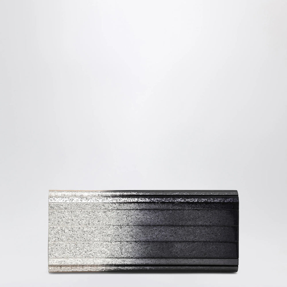 Jimmy Choo - Black/Champagne Sweetie Dégradé Glitter Fabric Clutch Brand U