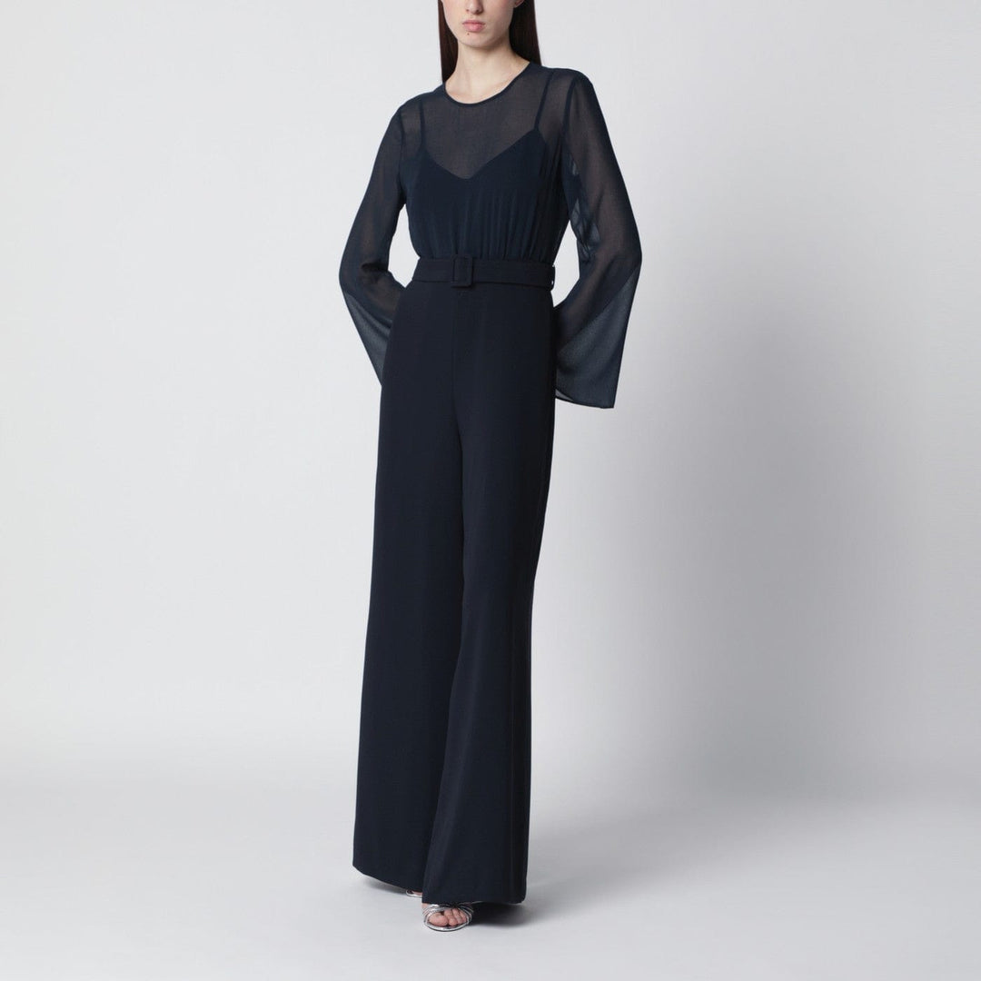 Jumpsuits &amp; Rompers Blue jumpsuit with belt Brand
