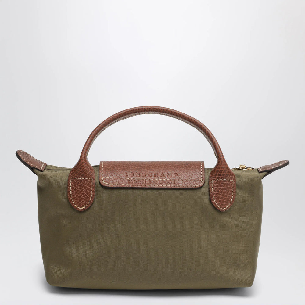 Longchamp - Le Pliage Original Pebble clutch bag olive Brand U