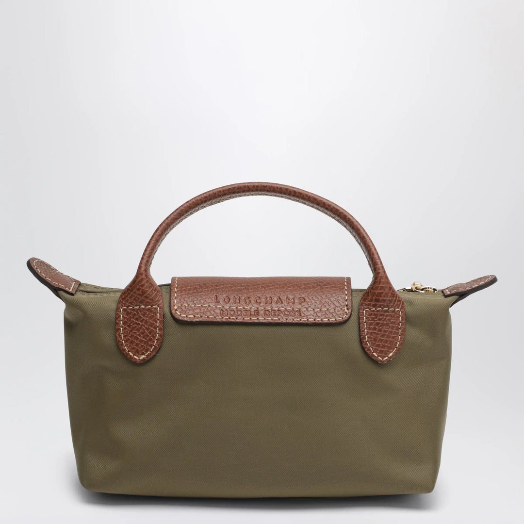 Longchamp - Le Pliage Original Pebble clutch bag olive Brand U