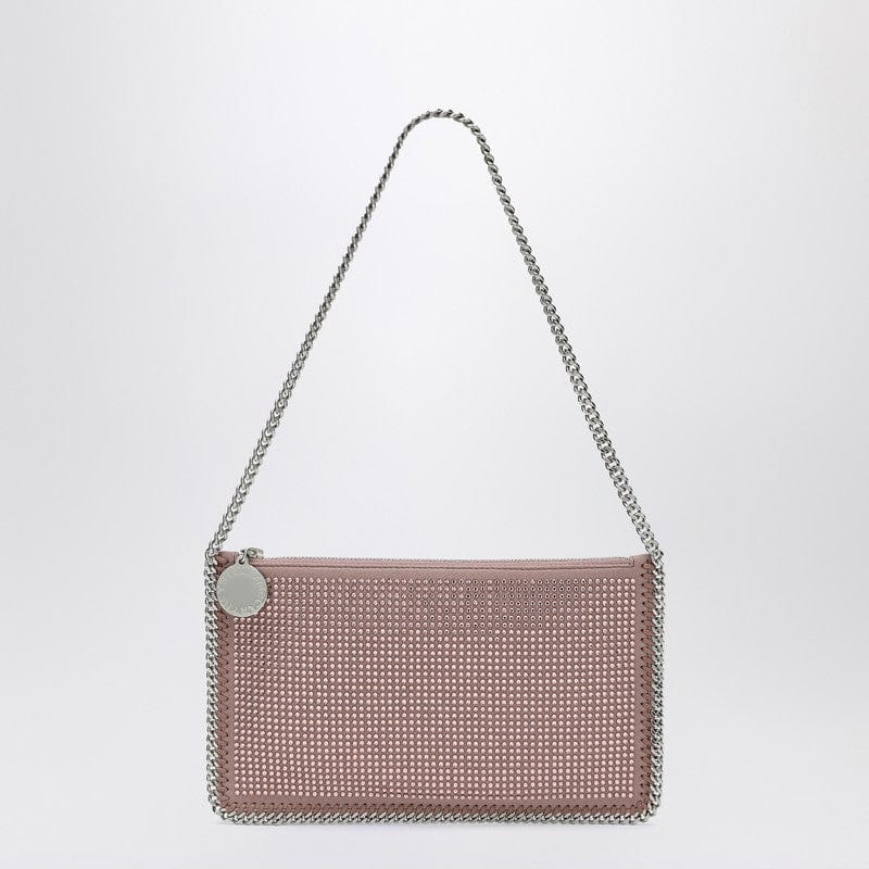 #N/A Stella McCartney - Falabella Pink Clutch Shoulder Bag with Rhinestones - One size Brand