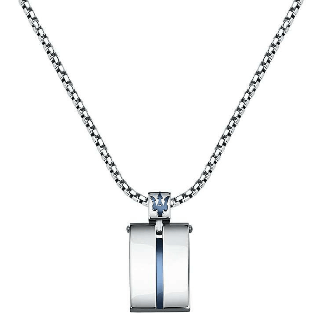 Maserati Necklace Maserati Jewels Men's Necklace Maserati Jewels Men's Necklace Stainless Steal Brand