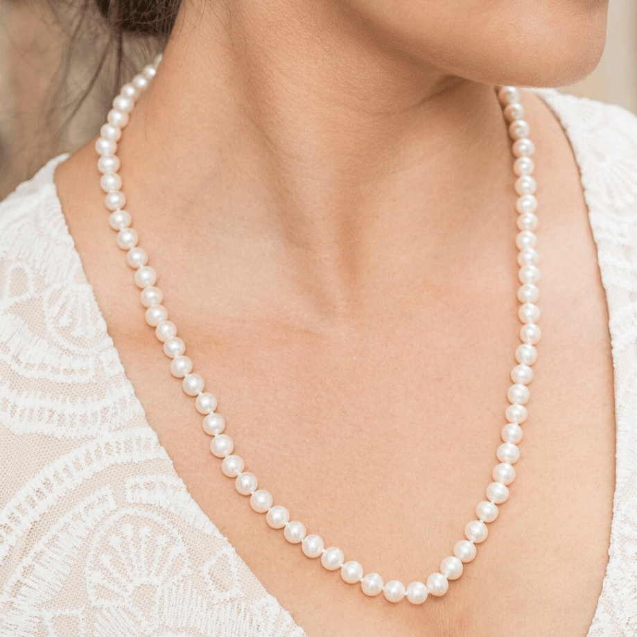 Ikecho Opal Necklaces Ikecho Gold Round Freshwater Pearl Strands Ikecho Gold Round Freshwater Pearl Strands Brand