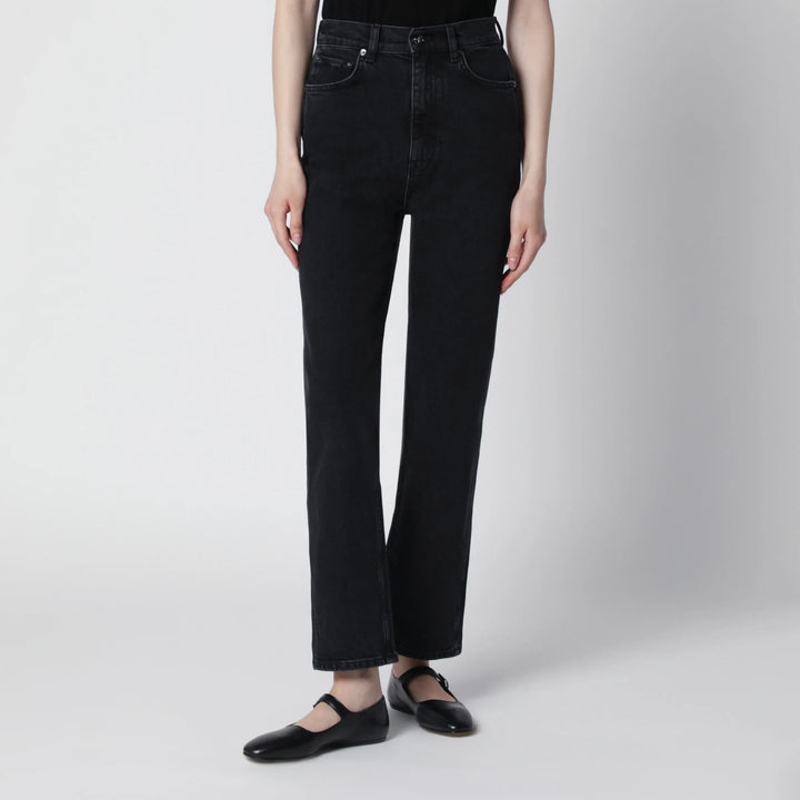 ANINE BING - Jane high-rise slim jeans in vintage black denim Brand Pants 24