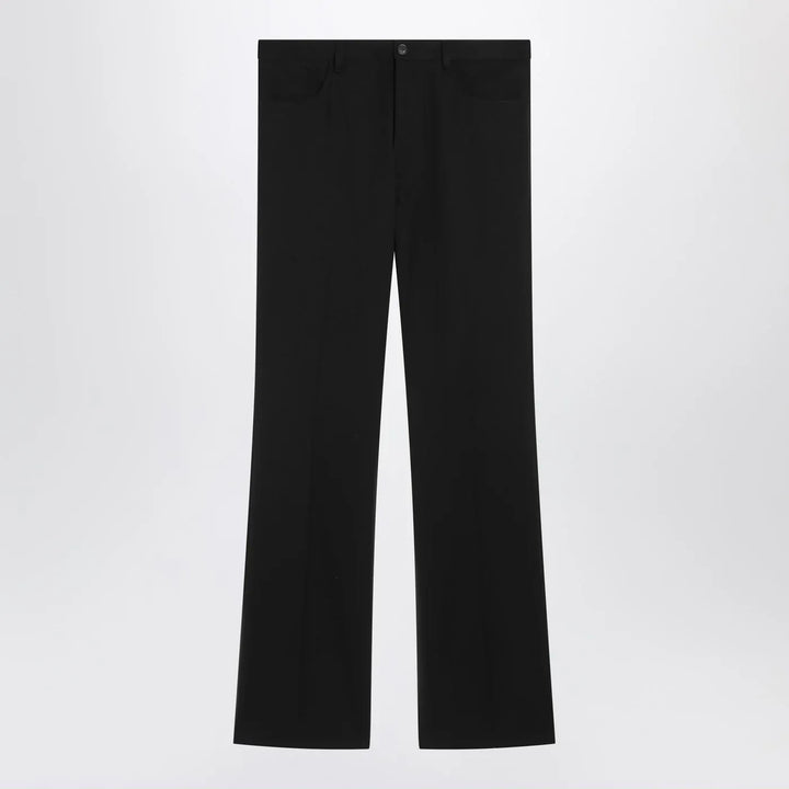 Balenciaga - Black regular fit tailored trousers Brand Pants 50 IT