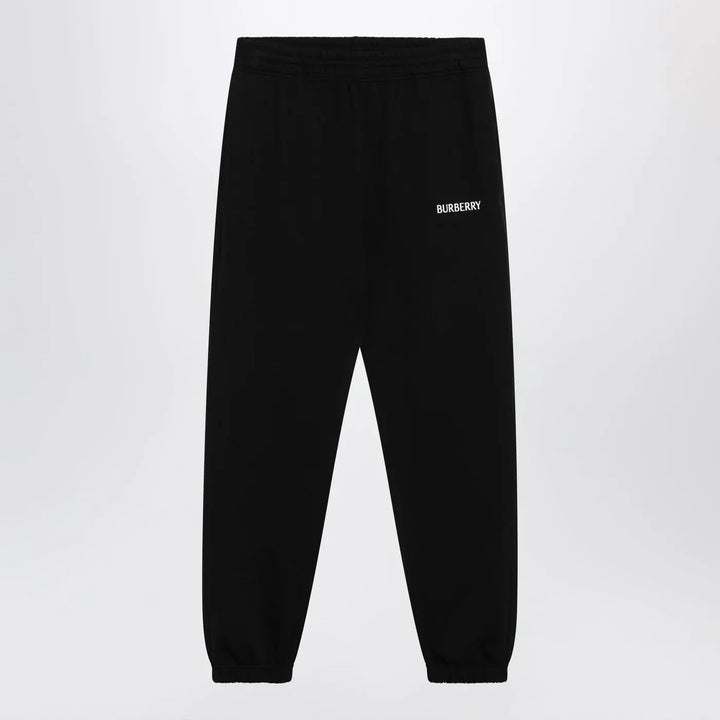 Burberry - Black jogging trousers with logo Brand Pants S