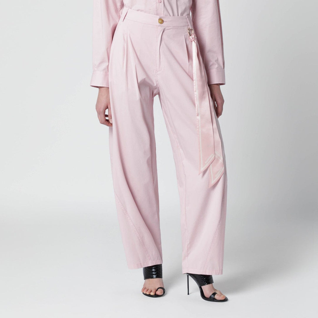 Pants DARKPARK - Pink cotton trousers Brand