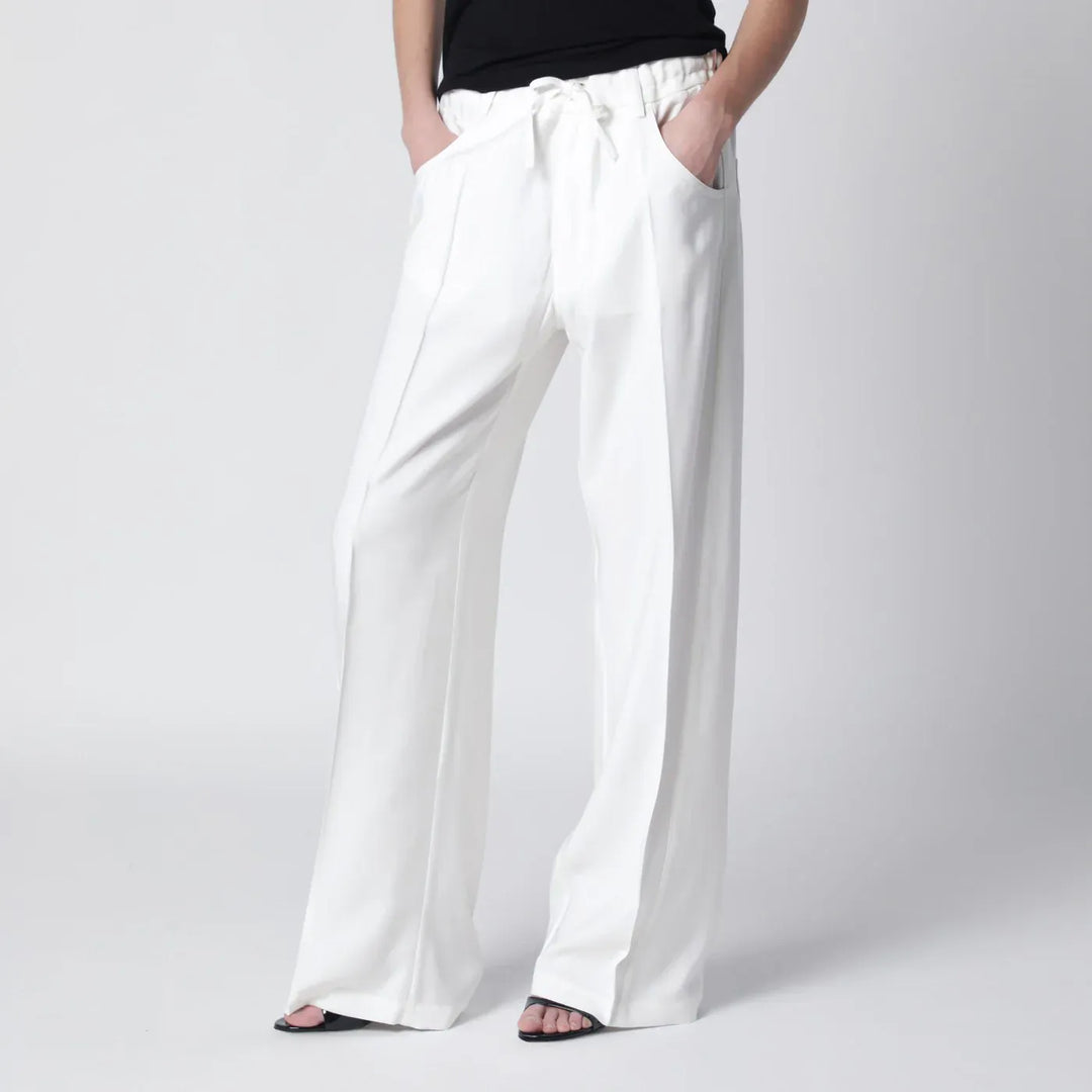 DARKPARK - White Iris trousers in crêpe Brand Pants
