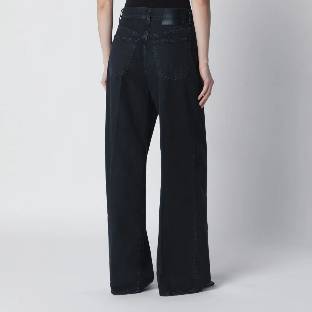 HAIKURE - Carbon Candy pleated jeans Brand Pants