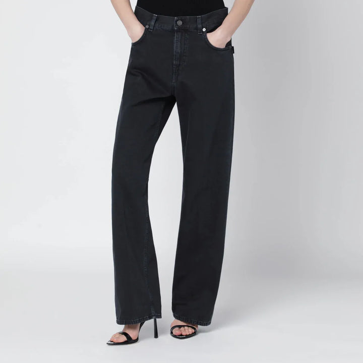 HAIKURE - Charcoal wide-leg jeans Brand Pants 26