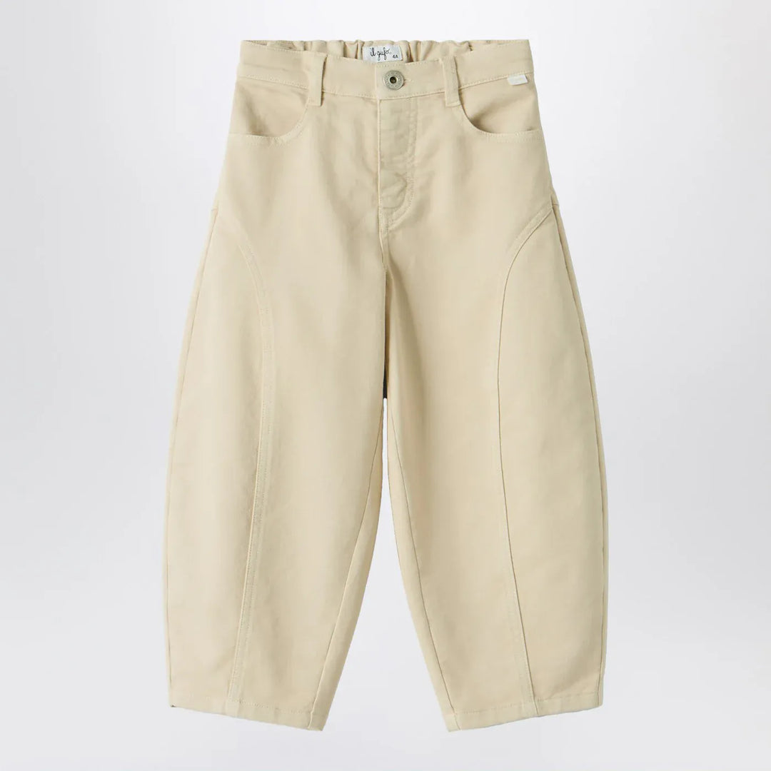 Il Gufo - Carrot pants in stretch gabardine Brand Pants 4