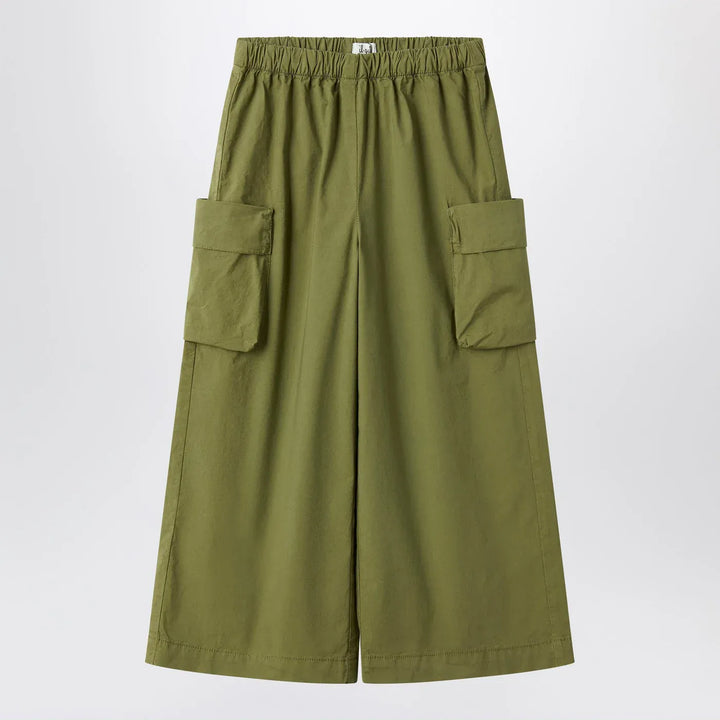 Il Gufo - Green fir palazzo pants Brand Pants 4A