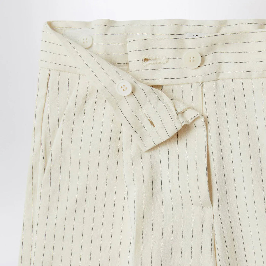 Il Gufo - Pinstriped cotton pants Brand Pants