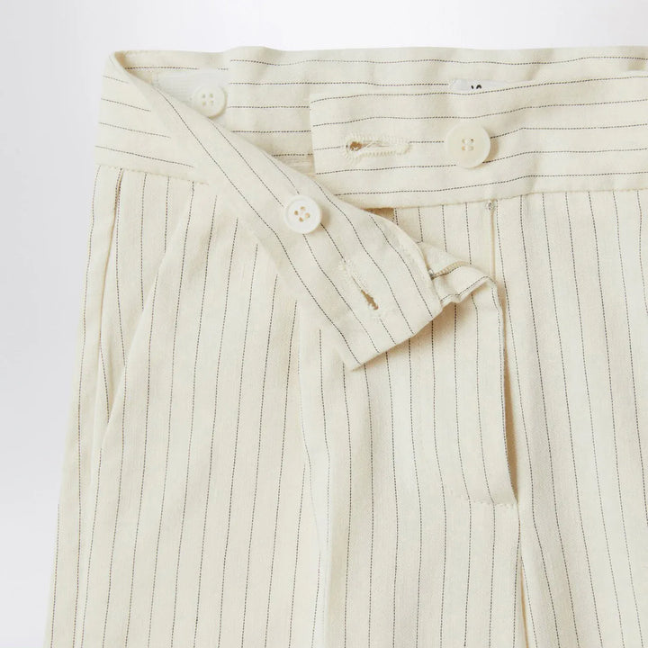 Il Gufo - Pinstriped cotton pants Brand Pants 8