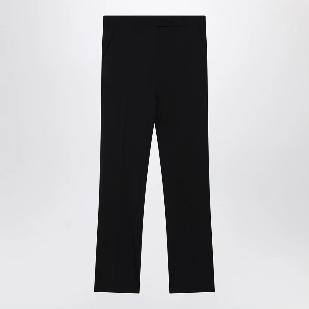 Max Mara - Blue wool trousers Brand Pants 46  IT