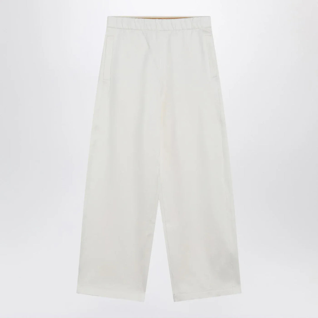 Max Mara - White silk blend trousers Brand Pants M