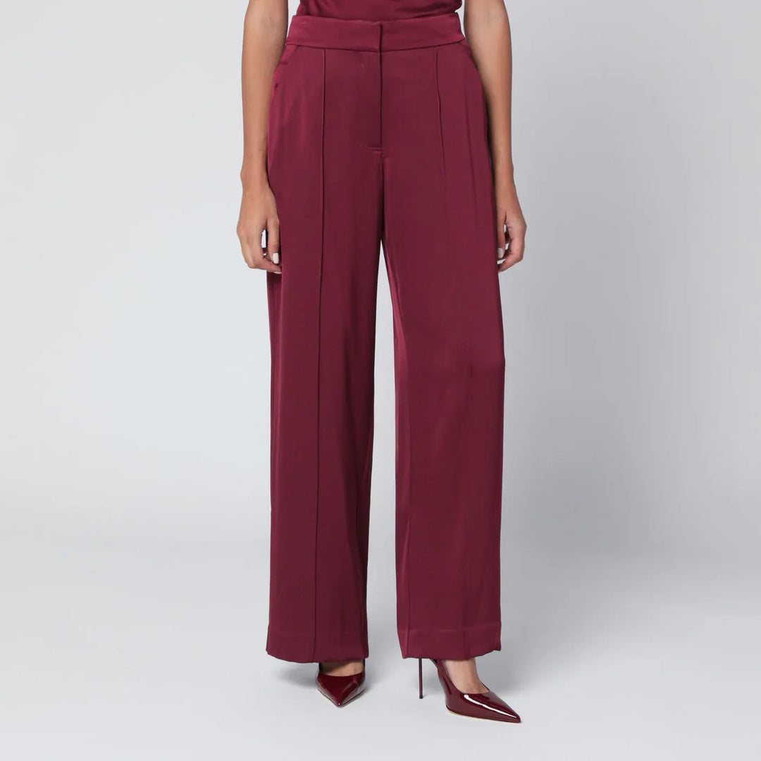 SIMKHAI - Kyra trousers in blueberry satin Brand Pants 4 US