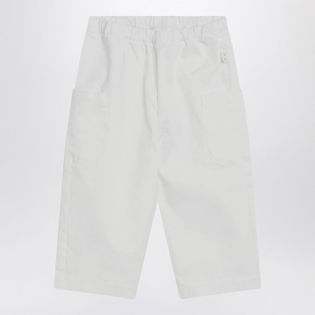 Pants Teddy & Minou - Milky white cotton trousers Brand