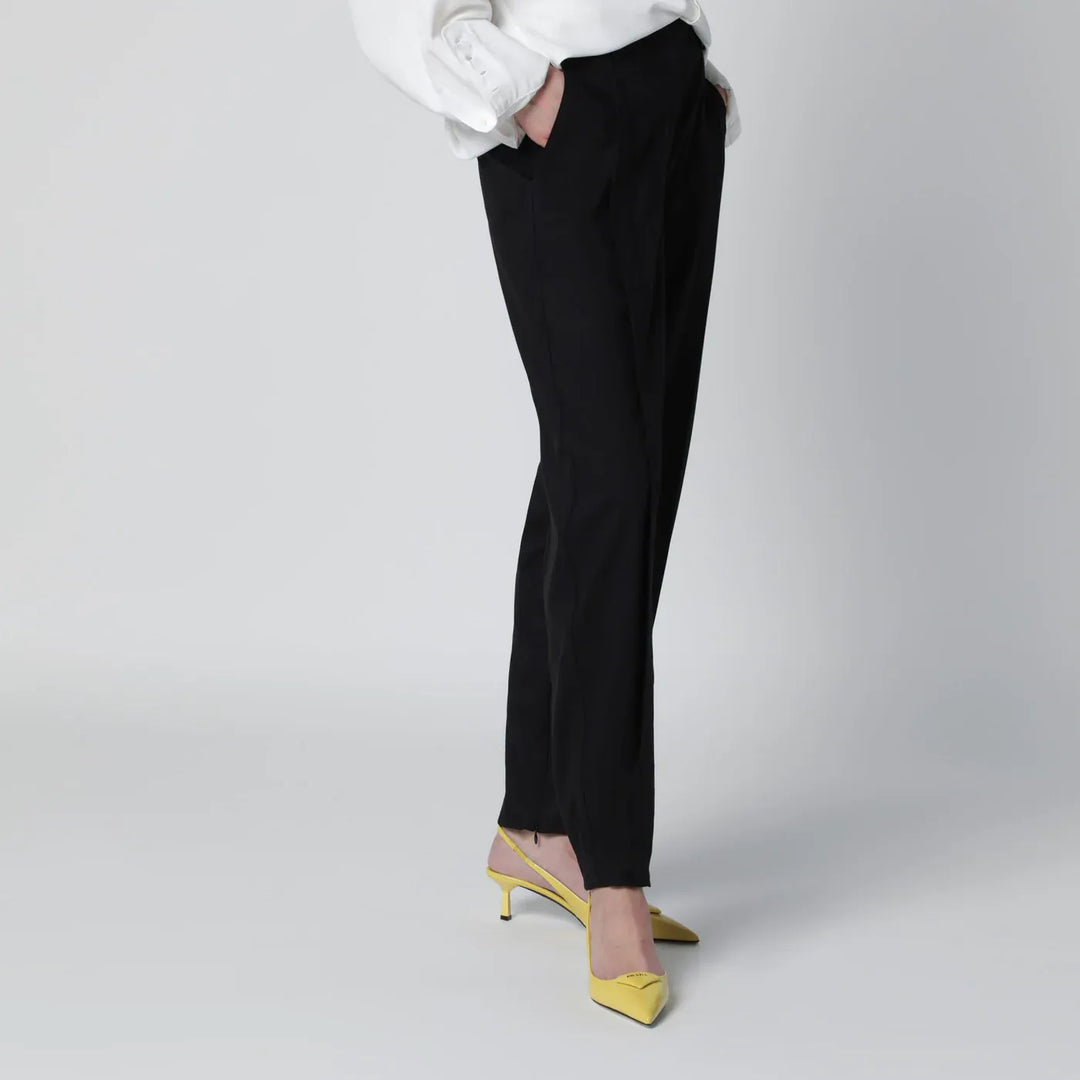TheLatest - Black Daniela trousers Brand Pants