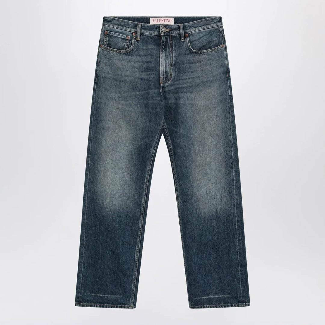 Valentino - Blue washed denim jeans Brand Pants 30