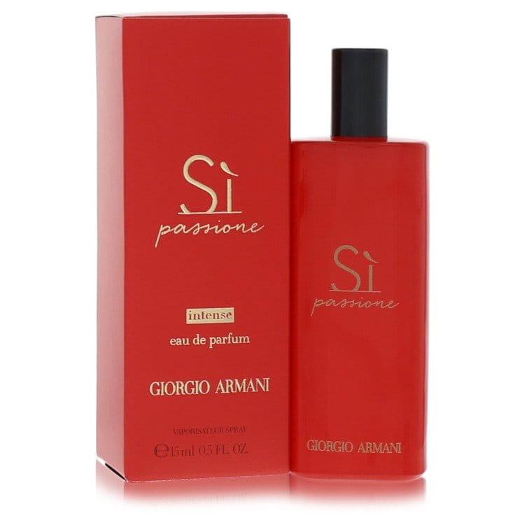 Perfume &amp; Cologne 15 ml Mini EDP Spray Armani Si Passione Intense Mini EDP Spray By Giorgio Armani Brand