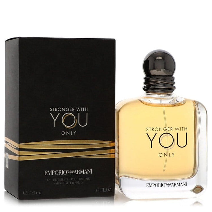 Brand Stronger With You Only Eau De Toilette Spray By Giorgio Armani 100ml Perfume &amp; Cologne 100 ml Eau De Toilette Spray