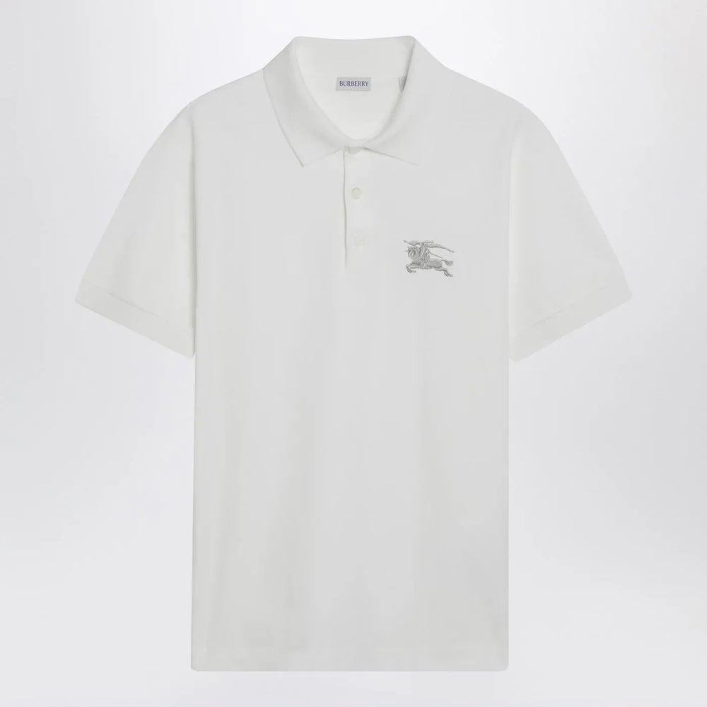 Burberry - White cotton polo shirt Brand Polo Shirt M
