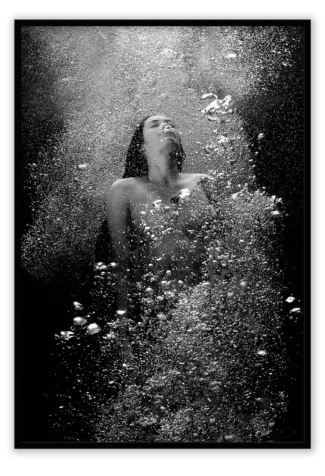 Canvas Print 50x70cm / Black Michela Michela Wall Art : Ready to hang framed artwork. Brand