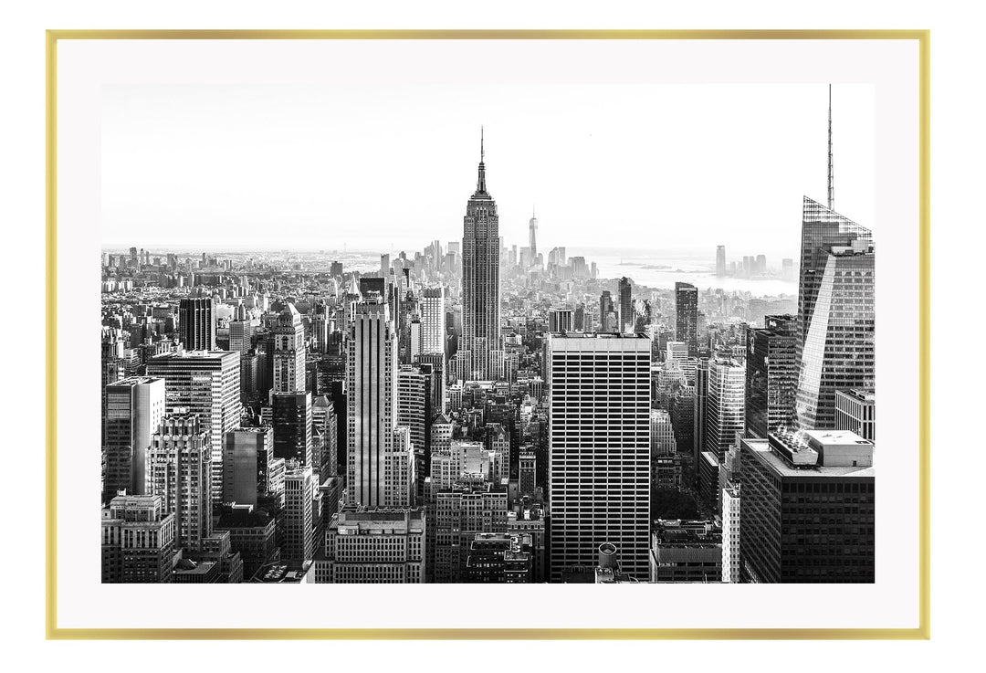 Canvas Print NYC B&amp;W NYC B&amp;W Framed Print Brand