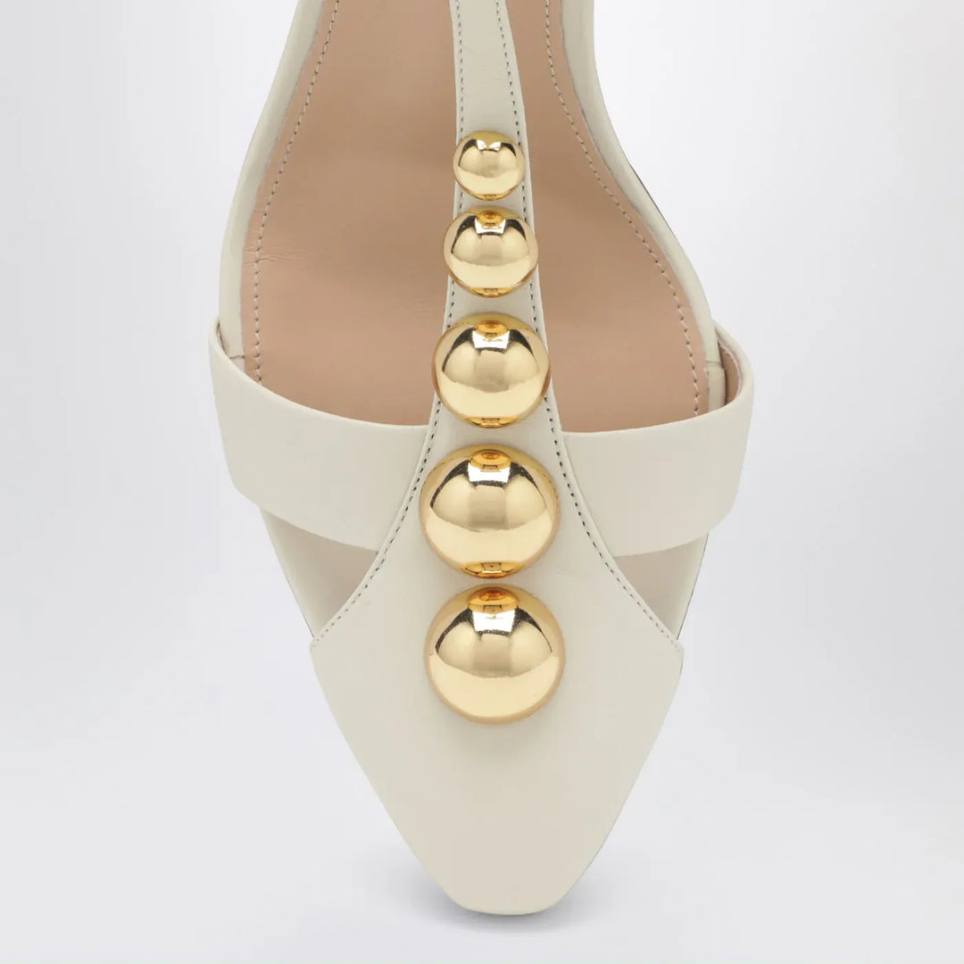 Chloé - Cleia ivory heeled sandals Brand Sandals