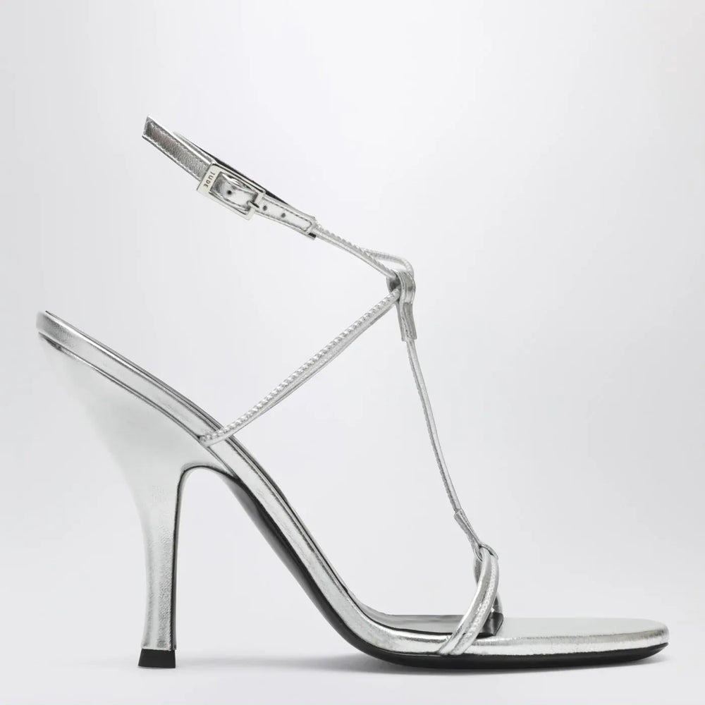 Jude - Mixer sandal in silver leather Brand Sandals 36 IT