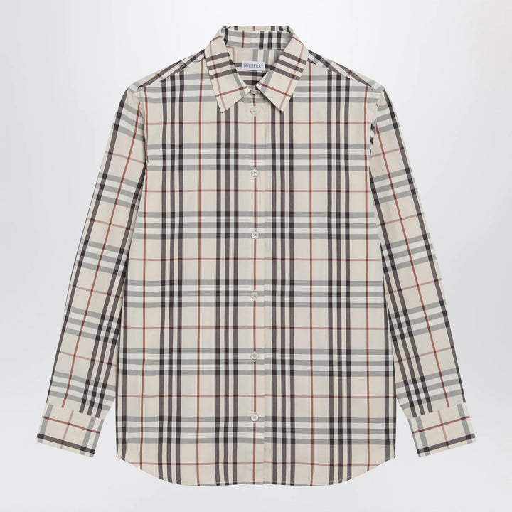 Burberry - Beige Check shirt by Burberry Brand Shirt 6 UK