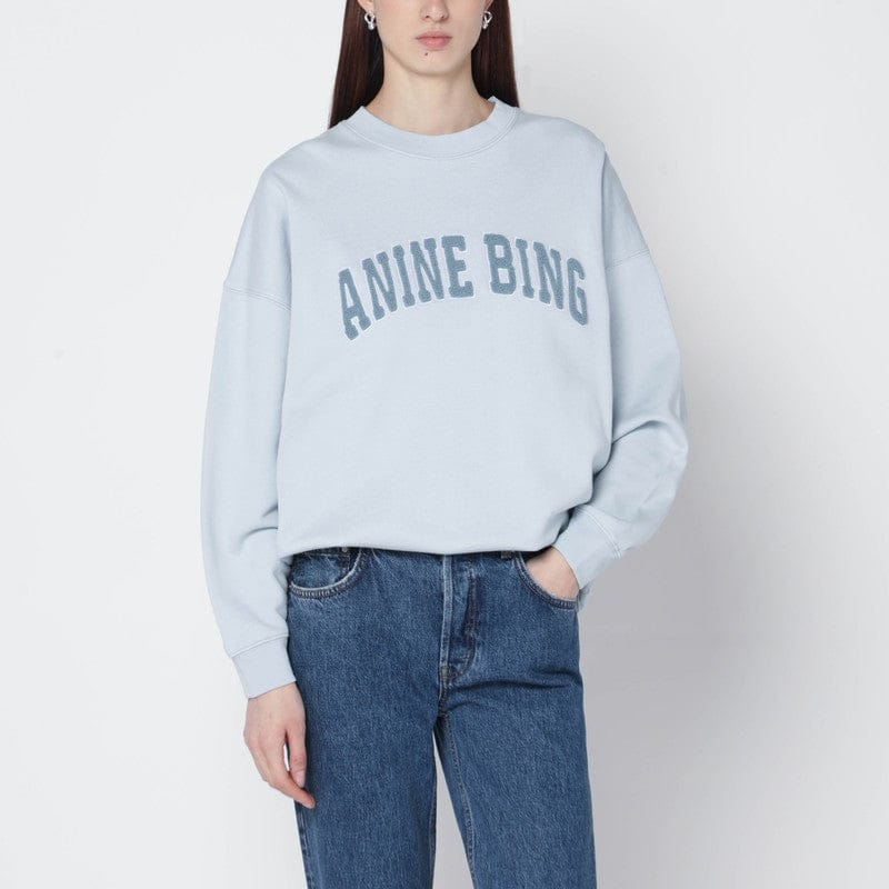 Shirts &amp; Tops ANINE BING - Light blue Miles sweatshirt with logo - M Brand